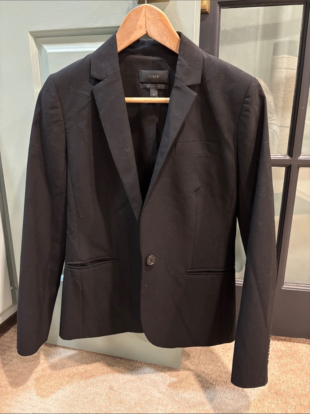 J. Crew Black Single-Button women’s Blazer